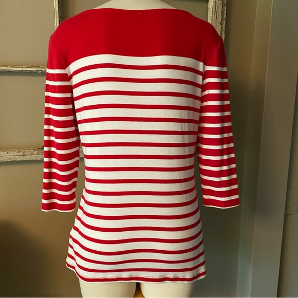 New condition 100% cotton striped top. - Picture 3 of 5